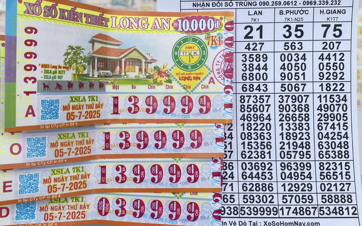 Xổ số miền Nam 5.7: Dãy độc đắc có tứ quý '9999', khách mừng rỡ đổi thưởng