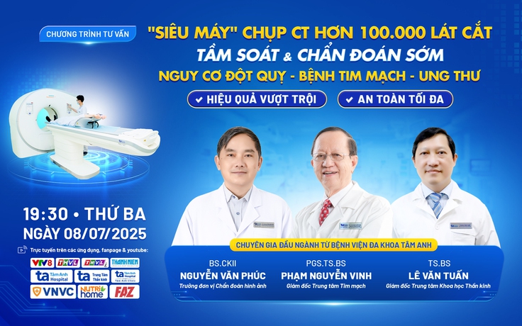Ứng dụng ‘siêu máy’ chụp CT 100.000 lát cắt tầm soát sớm ung thư, đột quỵ