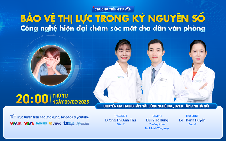 Tư vấn sức khỏe: Áp lực thị giác thời 4.0