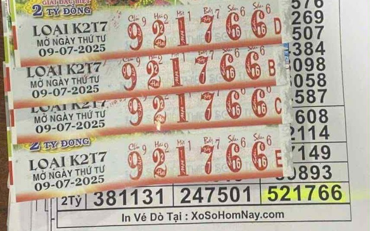 Xổ số miền Nam ngày 9 tháng 7: Người bán rau muống trúng số, lo cho con học đại học