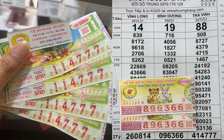 Xổ số miền Nam ngày 1 tháng 8: Khách trúng 4 tờ, nhờ hàng xóm đổi thưởng