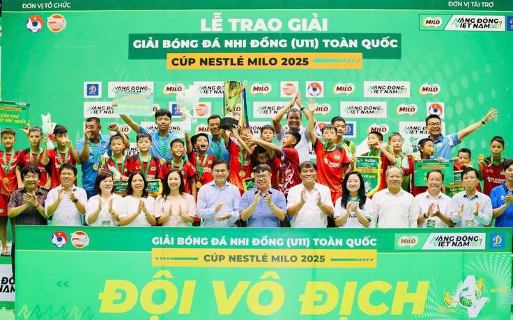 U.11 Hưng Yên thắng Bắc Ninh 1-0: Vô địch giải bóng đá nhi đồng toàn quốc  2025