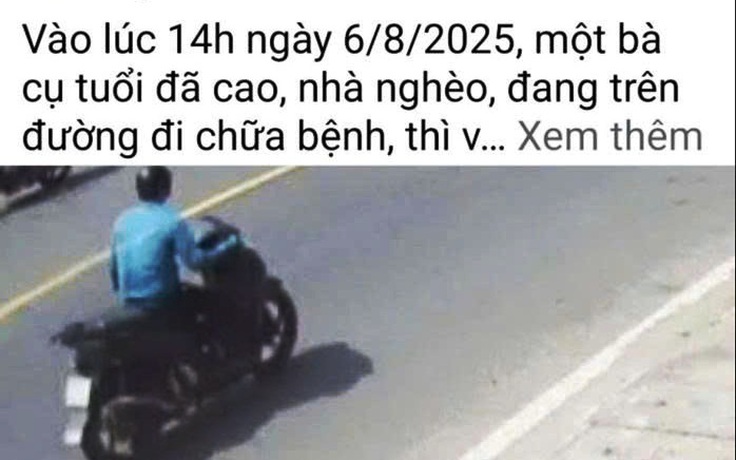 Shipper chạy xe hơn 40 km trả lại gần 5 triệu đồng cho cụ bà