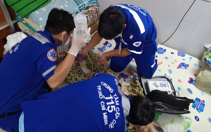 Trung tâm cấp cứu 115 TP.HCM cứu sống ngoạn mục hai ca sinh rớt đã ngưng tim