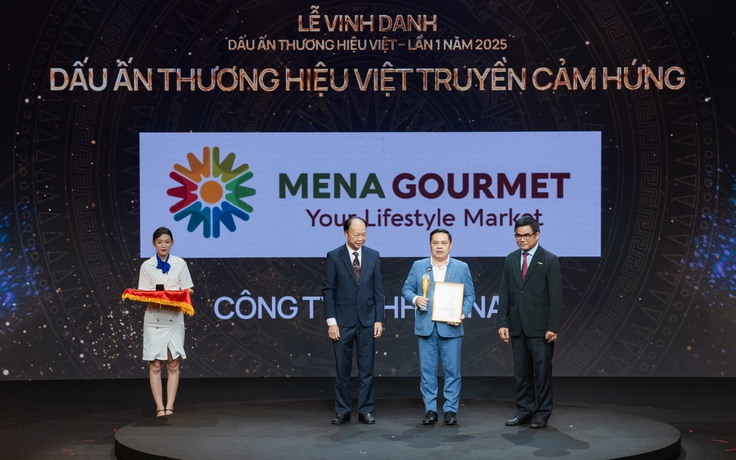 Mena Gourmet nhận giải 'Dấu ấn thương hiệu Việt truyền cảm hứng'