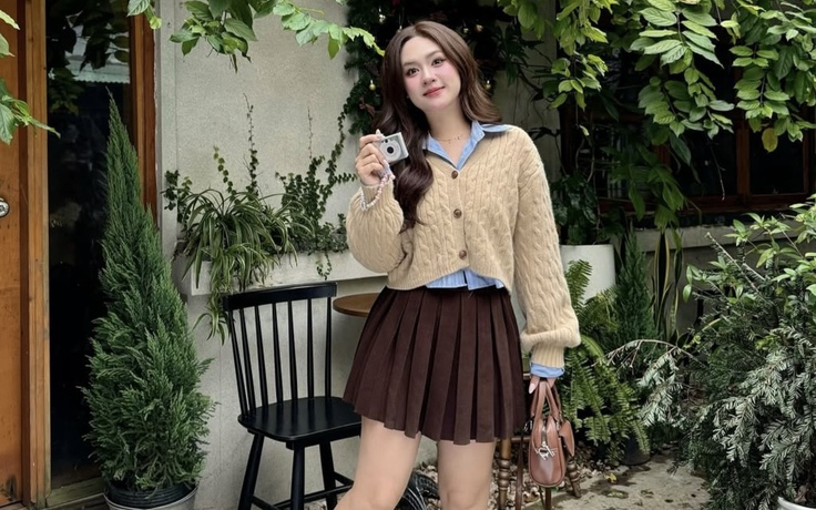Ngọt ngào và dễ thương với cardigan cho những ngày chớm thu