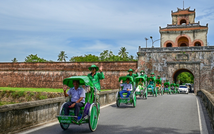 Grab thử nghiệm dịch vụ Grab Xích Lô tại Huế