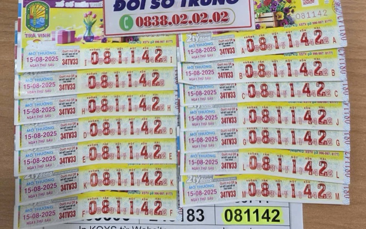 Khách mua 14 tờ vé số ở miền Tây trúng độc đắc, nhận 28 tỉ tại TP.HCM