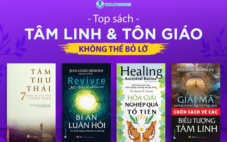 Top sách tâm linh tôn giáo hay không thể bỏ lỡ