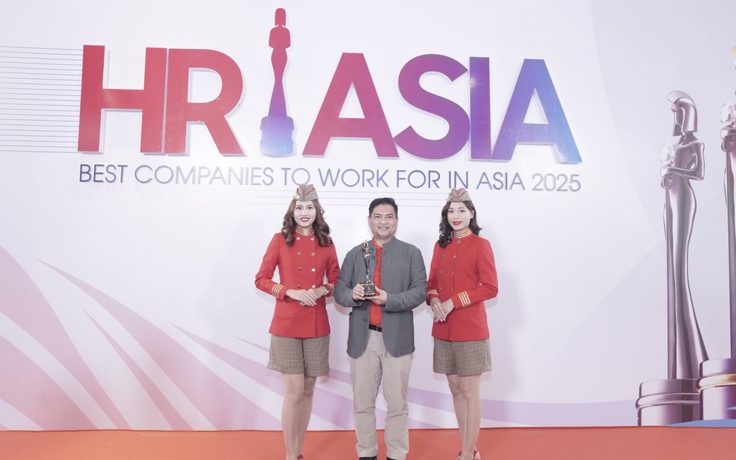 HR Asia Awards 2025 vinh danh Vietjet là 'Nơi làm việc tốt nhất Châu Á'