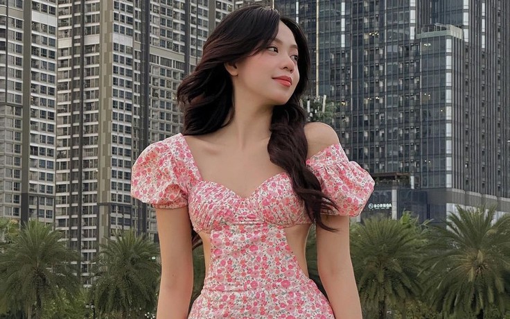 Phong cách nàng thơ dịu dàng với váy hoa nhí