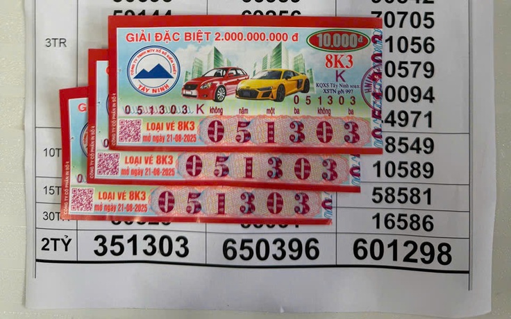 Xổ số miền Nam ngày 21 tháng 8: Nhiều người ở chợ Tây Ninh trúng số nhờ mua vé dạo