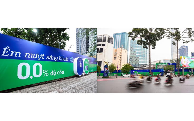 Từ bãi gửi xe trở thành lối vào tiệc sảng khoái bất tận của Heineken 0.0