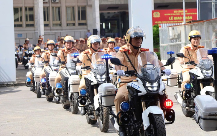655 CSGT toàn quốc tăng cường về Hà Nội bảo vệ diễu binh, diễu hành A80