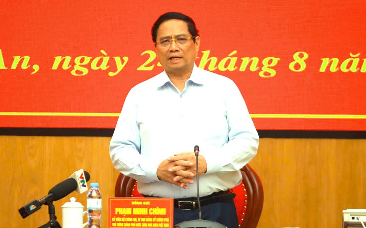 Thủ tướng Phạm Minh Chính trực tiếp chỉ huy ứng phó bão số 5