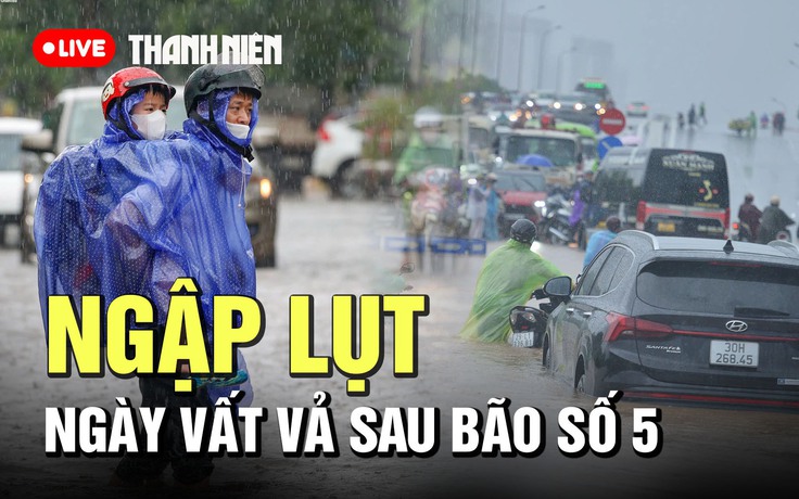 Toàn cảnh ngày Hà Nội ngập nặng nhiều tuyến phố, cây đổ ngang đường đè ô tô