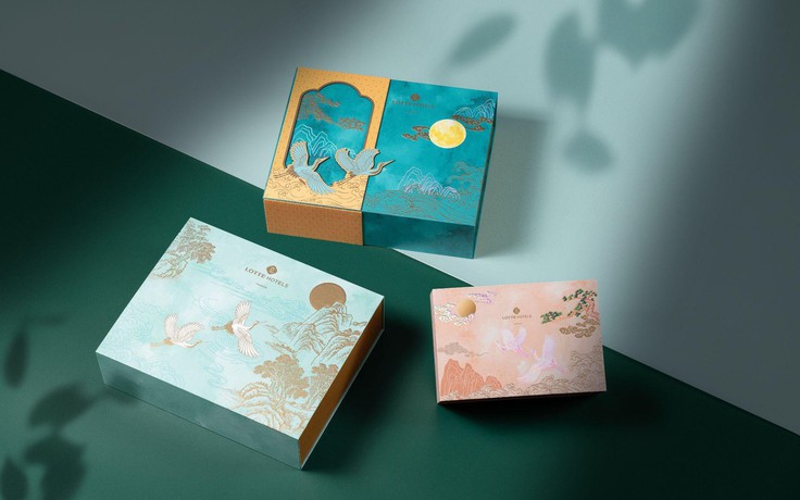 Lotte Hotel Saigon ra mắt bộ sưu tập bánh trung thu 2025: 'Hạc Thưởng Nguyệt Luân'