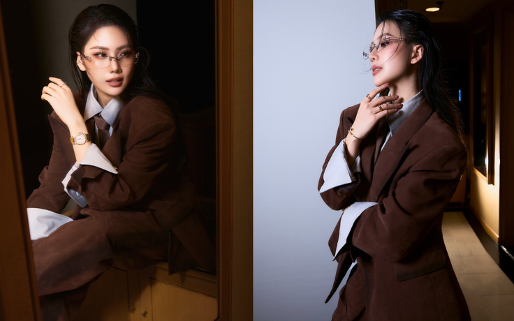Bùi Quỳnh Hoa hóa 'cô nàng đẹp trai' với phong cách menswear