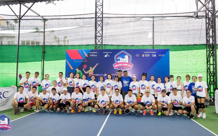 Giải đấu Singapore Alumni Open Pickleball Tournament: Kết nối cựu du học sinh, lan tỏa yêu thương