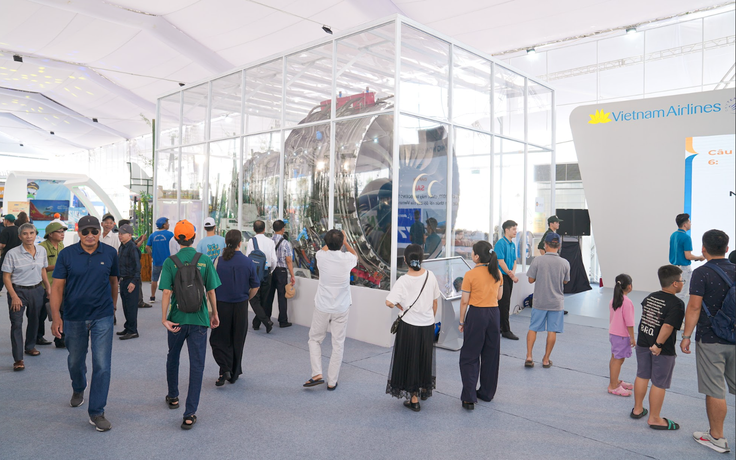 Chiêm ngưỡng ‘trái tim’ Airbus A350 của Vietnam Airlines tại Triển lãm A80