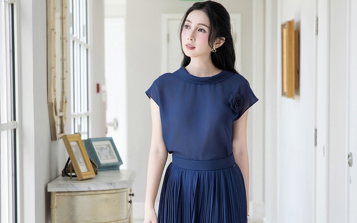 Không bao giờ hết mốt khi diện cặp đôi áo và chân váy