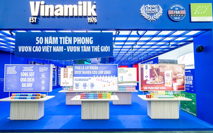 Vinamilk tạo điểm nhấn tại triển lãm thành tựu đất nước 80 năm