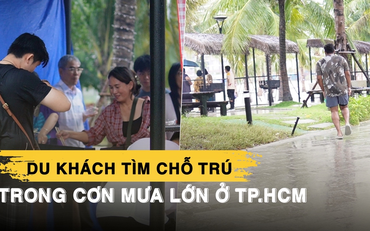 TP.HCM mưa lớn trong ngày thứ hai nghỉ lễ Quốc khánh