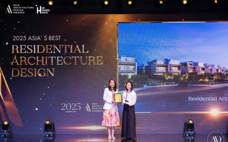 Dinh thự The Rivus giành giải thưởng ‘Thiết kế nhà ở xuất sắc nhất châu Á 2025’