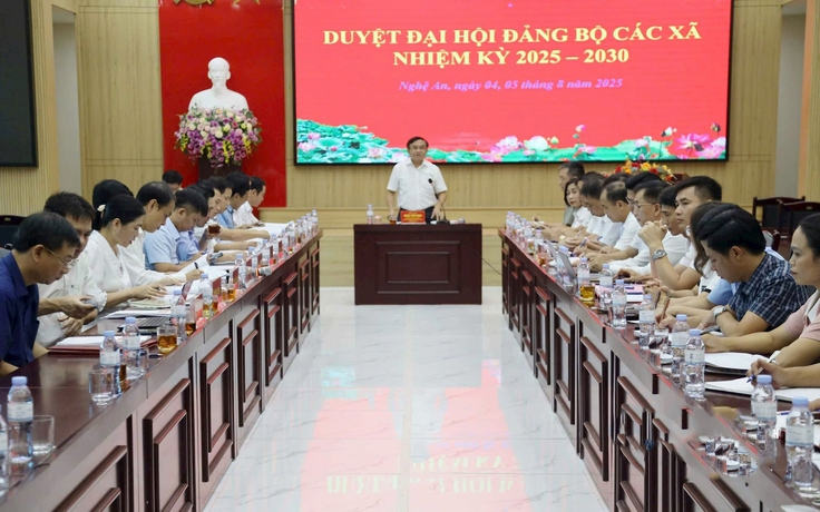 Nghệ An: Không tổ chức văn nghệ, tặng quà tại đại hội Đảng cấp xã