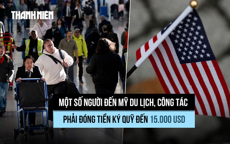 Mỹ sắp áp tiền ký quỹ đến 15.000 USD với một số visa B1/B2