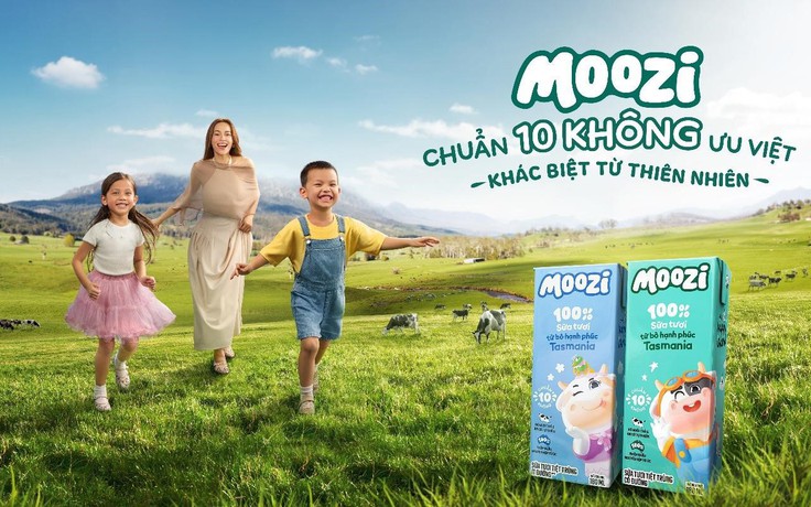 Ra mắt sữa tươi Moozi ‘Chuẩn 10 KHÔNG ưu việt, khác biệt từ thiên nhiên’