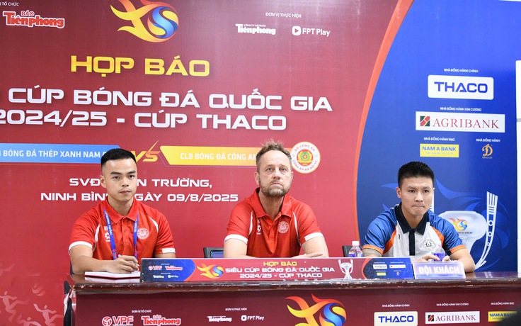 HLV Polking không muốn nhắc đến trận Nam Định từng thua đội CAHN: Siêu cúp hoàn toàn khác