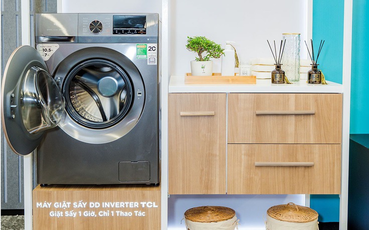 TCL ra mắt máy giặt sấy nhanh và an toàn Care Aura DD Inverter