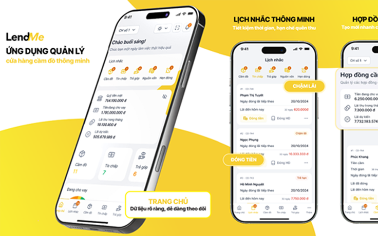 LendMe - Giải pháp quản lý tiệm cầm đồ thông minh trong kỷ nguyên số