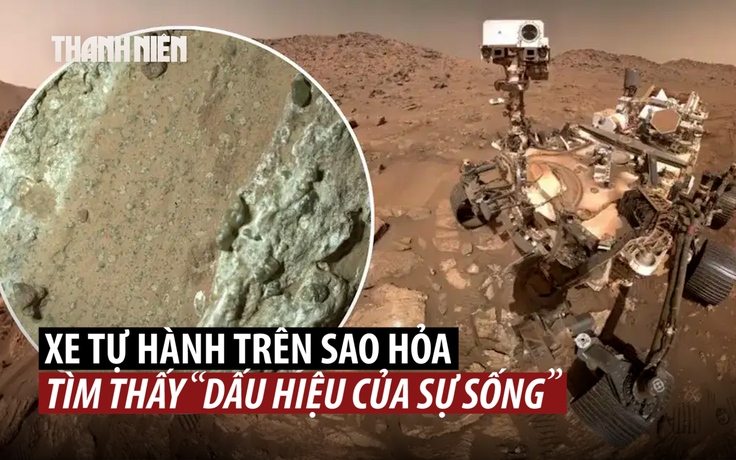 Dấu hiệu sự sống trên sao Hỏa qua ảnh chụp của xe tự hành NASA