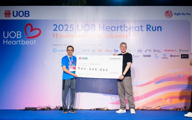 UOB Việt Nam gây quỹ hơn 940 triệu đồng qua Giải chạy bộ UOB Heartbeat Run 2025