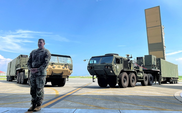 Mỹ lần đầu phô diễn hệ thống phóng tên lửa Typhon ở Nhật