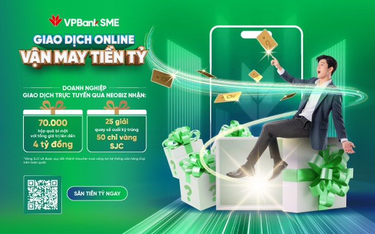 Gần 1 tỉ điểm thưởng đã về tay các doanh nghiệp giao dịch online trên VPBank NEOBiz