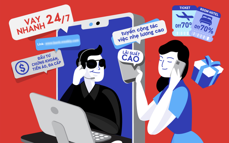 Chuyển tiền 46 lần với 1,4 tỉ đồng, người phụ nữ mới biết bị lừa đảo