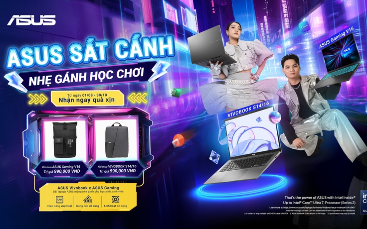 Cách laptop ASUS sát cánh cùng Gen Z để ‘nhẹ gánh’ học tập