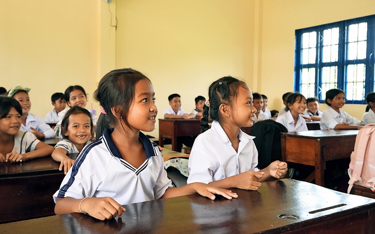 ILA thắp sáng tương lai học trò Giồng Nổi bằng những lớp học mới