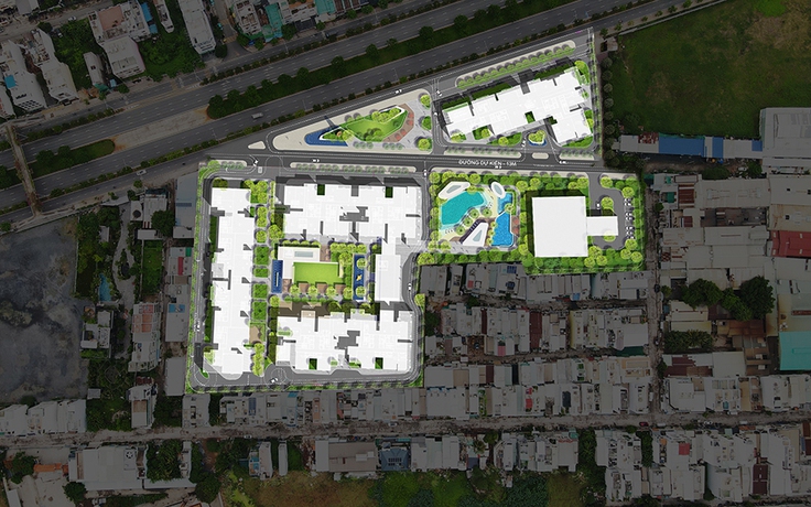 Khởi công tuyến đường dự phóng thuộc dự án trên đường Võ Văn Kiệt