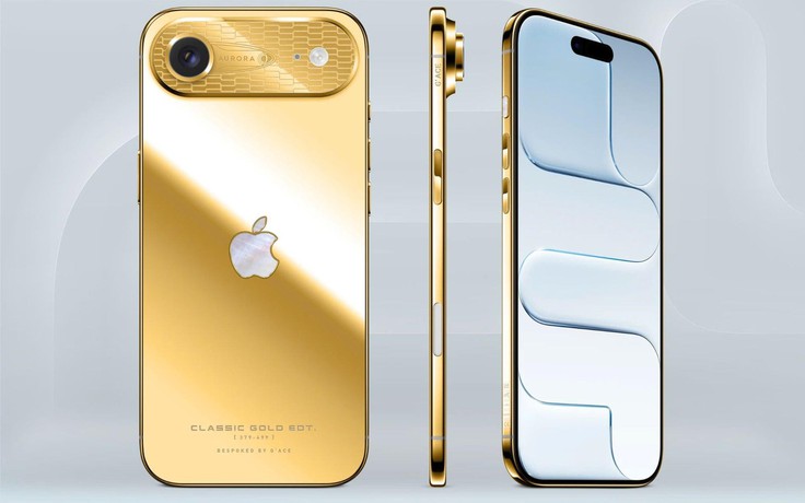 Sắp có iPhone Air và iPhone 17 Pro Max mạ vàng đầu tiên thế giới