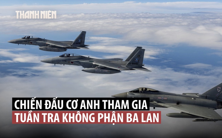 Xem chiến đấu cơ Typhoon Anh xuất kích tuần tra không phận Ba Lan