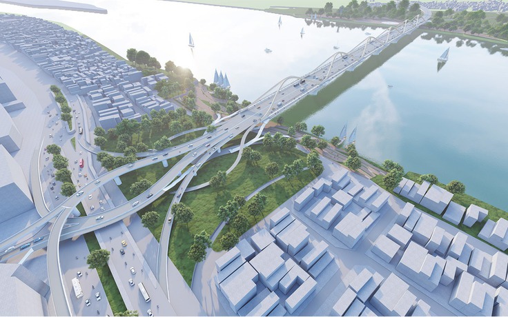 Hà Nội muốn đổi 4 khu đất cho nhà đầu tư xây cầu Trần Hưng Đạo