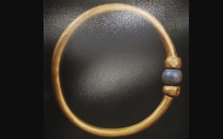 Vòng tay vàng 3.000 năm của pharaoh bị lấy trộm rồi đem nấu chảy