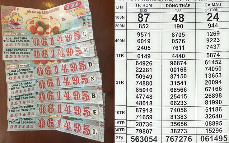 Trúng độc đắc 14 tỉ đài Cà Mau, người đàn ông liền gởi tiết kiệm