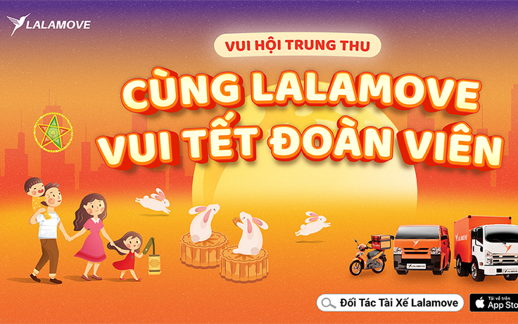 Lalamove mang Trung Thu ấm áp đến từng gia đình của Đối tác tài xế