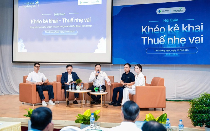 KiotViet tiếp sức hộ kinh doanh khoán tại Quảng Ngãi chuyển đổi lên kê khai