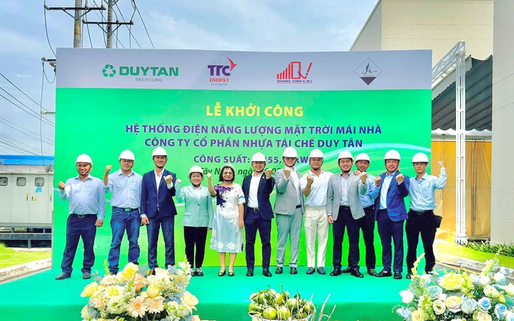 Điện mặt trời mái nhà tại DUYTAN Recycling - Bước tiến xanh hóa sản xuất